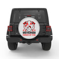 BROTHERHOOD FORGED BY FIRE BLACK TIRE COVER