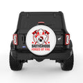 BROTHERHOOD FORGED BY FIRE WHITE TIRE COVER