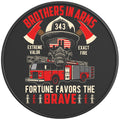 BROTHERS IN ARMS BLACK CARBON FIBER TIRE COVER
