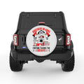 BROTHERS IN ARMS PEARL  WHITE CARBON FIBER TIRE COVER