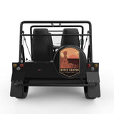 BRYCE CANYON BLACK TIRE COVER FOR MOKE