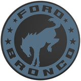 BUCKING BRONCO CIRCLE AREA 51 BLACK TIRE COVER