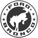 BUCKING BRONCO CIRCLE OXFORD WHITE BLACK CARBON FIBER TIRE COVER