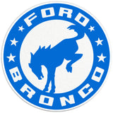 BUCKING BRONCO CIRCLE VELOCITY BLUE PEARL  WHITE CARBON FIBER TIRE COVER