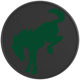 BUCKING BRONCO ERUPTION GREEN BLACK CARBON FIBER TIRE COVER
