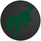 BUCKING BRONCO ERUPTION GREEN BLACK TIRE COVER