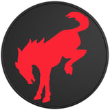 BUCKING BRONCO RACE RED BLACK TIRE COVER