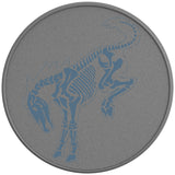 BUCKING BRONCO SKELETON AREA 51 SILVER CARBON FIBER TIRE COVER
