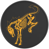 BUCKING BRONCO SKELETON CYBER ORANGE BLACK CARBON FIBER TIRE COVER