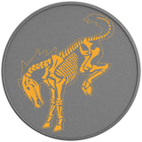 BUCKING BRONCO SKELETON CYBER ORANGE SILVER CARBON FIBER TIRE COVER