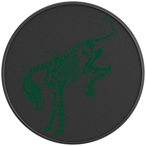 BUCKING BRONCO SKELETON ERUPTION GREEN BLACK CARBON FIBER TIRE COVER