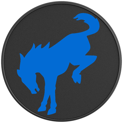 BUCKING BRONCO VELOCITY BLUE BLACK CARBON FIBER TIRE COVER