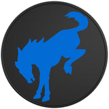 BUCKING BRONCO VELOCITY BLUE BLACK TIRE COVER