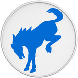 BUCKING BRONCO VELOCITY BLUE WHITE TIRE COVER