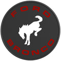 BUCKING FORD BRONCO BLACK CARBON FIBER TIRE COVER