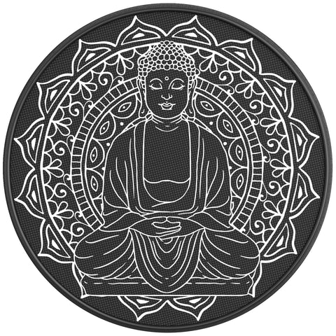 BUDDHA PEARL  WHITE CARBON FIBER TIRE COVER