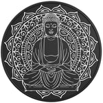 BUDDHA BLACK TIRE COVER