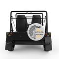 BUDDHA QUOTE WHITE CARBON FIBER TIRE COVER FOR MOKE