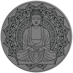 BUDDHA SILVER CARBON FIBER TIRE COVER