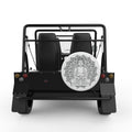 BUDDHA WHITE TIRE COVER FOR MOKE