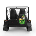 BULLDOG ST PATRICKS DAY BLACK CARBON FIBER TIRE COVER FOR MOKE