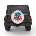 BALD EAGLE HEAD BLACK TIRE COVER