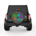 BE A LITTLE SALTY BLACK CARBON FIBER TIRE COVER