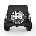 BEACH RATED WHITE TIRE COVER
