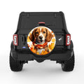 BEAGLE AUTUMN BLACK TIRE COVER