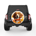 BEAGLE AUTUMN PEARL  WHITE CARBON FIBER TIRE COVER