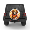BEAGLE FALL SILVER CARBON FIBER TIRE COVER