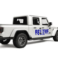 Believe Bigfoot Decal For Jeep Gladiator