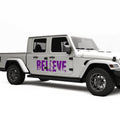 Believe Bigfoot Decal For Jeep Gladiator