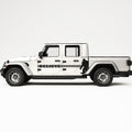 BELIEVE SASQUATCH SIDE GRAPHIC DECAL FITS JEEP GLADIATOR