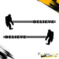 Believe Sasquatch Decal For Jeep Gladiator