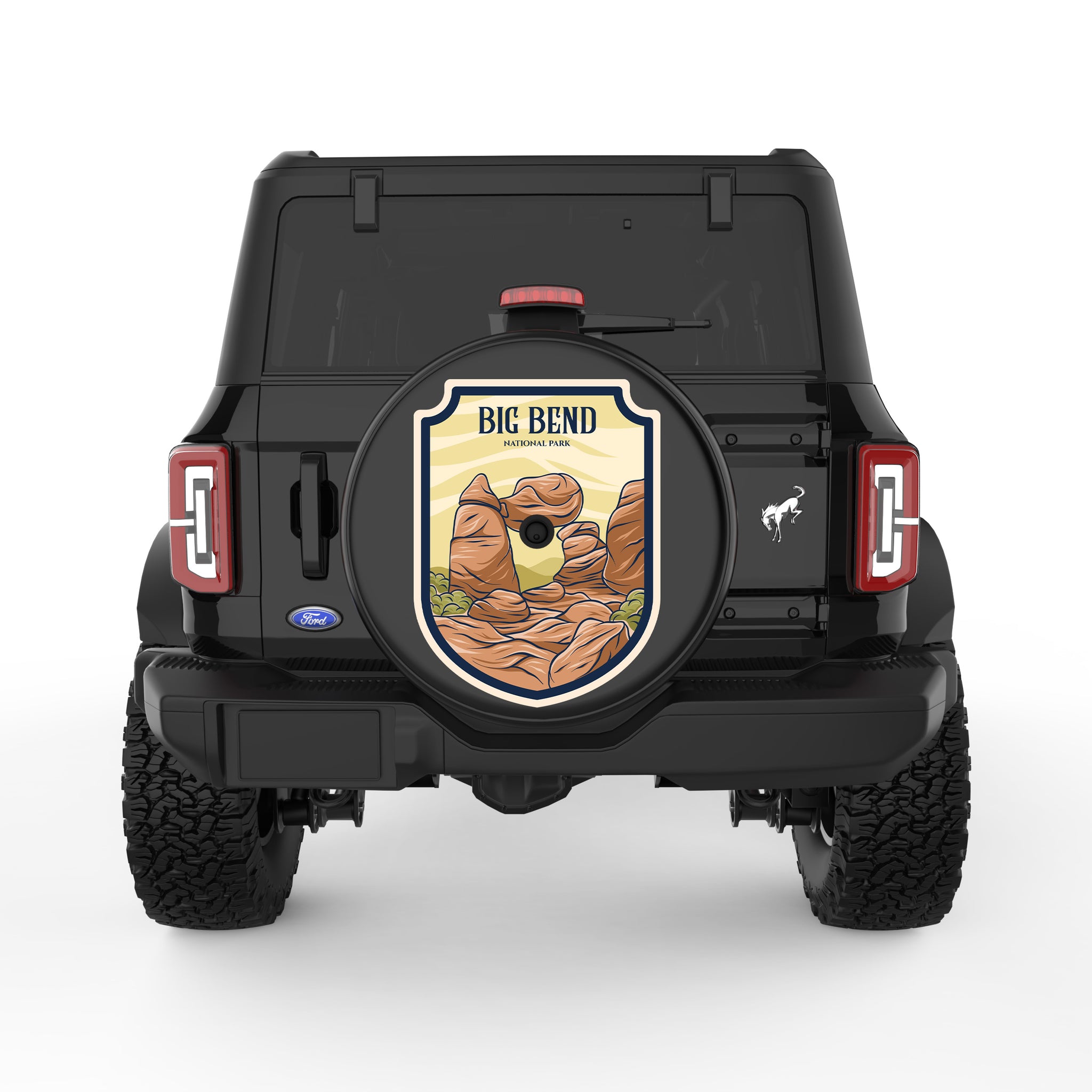 Big Bend Tire Cover For Ford Bronco| Four Wheel Covers
