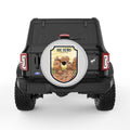 BIG BEND SILVER CARBON FIBER TIRE COVER
