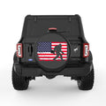 BIGFOOT AMERICAN FLAG BLACK TIRE COVER