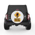 BIGFOOT CROSSING PEARL  WHITE CARBON FIBER TIRE COVER