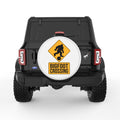 BIGFOOT CROSSING WHITE TIRE COVER