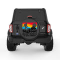BIGFOOT DOESNT BELIEVE IN YOU EITHER BLACK TIRE COVER