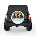 BIGFOOT HIDE AND SEEK WHITE TIRE COVER