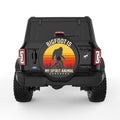 BIGFOOT IS MY SPIRIT ANIMAL BLACK TIRE COVER