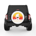 BIGFOOT MOM WHITE TIRE COVER