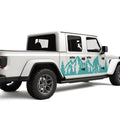 Bigfoot Mountains Forest Decal For Jeep Gladiator