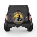 BIGFOOT NEEDS A VACATION BLACK CARBON FIBER TIRE COVER