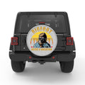 BIGFOOT NEEDS A VACATION WHITE TIRE COVER