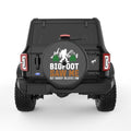 BIGFOOT SAW ME BLACK CARBON FIBER TIRE COVER