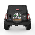 BIGFOOT SAW ME BLACK TIRE COVER
