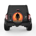 BIGFOOT SAW ME BUT NOBODY BELIEVES HIM BLACK TIRE COVER